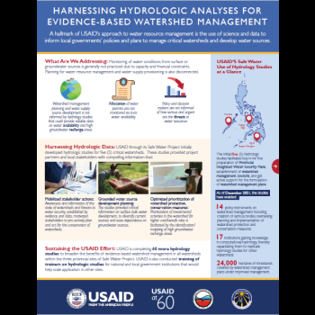 Harnessing Hydrologic Analyses for Evidence-Based Watershed Management
