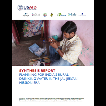 Planning for India's Rural Drinking Water in the Jal Jeevan Mission Era