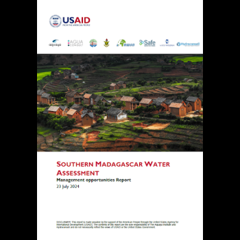 Southern Madagascar Water Assessment: Management Opportunities Report