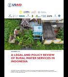 A Legal and Policy Review of Rural Water Services in Indonesia