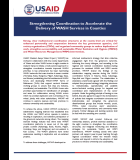 Strengthening Coordination to Accelerate the Delivery of WASH Services in Western Kenya Counties