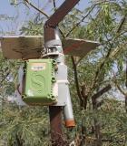 Real-time water system data can be tracked from borehole wells within remote communities directly to the regional water bureaus. Photo credit: Michael Blair