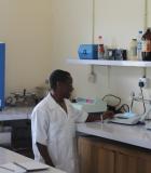 Newly recruited younger staff members work in a water laboratory in Nigeria. Reforms in the country’s water sector are prioritizing youth engagement to improve service delivery. Photo credit: USAID E-WASH