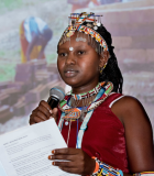 The Ripple Effect Study illuminates the critical intersection between women and water, enabling a greater understanding of the pathways to empowerment. Photo credit: Thomas Henriksson/SIWI; Speaker: Eliza Lasale, WASH Entrepreneur, Young Water Solutions