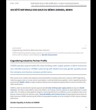 SONEB Benin: Engendering Industries Partner Profile