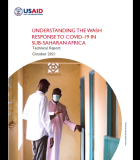 Understanding the WASH Response to COVID-19 in Sub-Saharan Africa