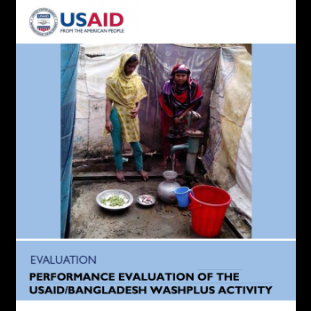 Performance Evaluation of the USAID:Bangladesh WASHplus Activity thumbnai