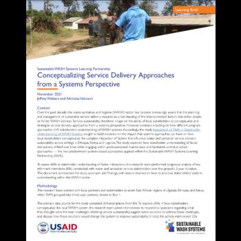 Conceptualizing Service Delivery Approaches from a Systems Perspective