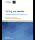 Testing the Waters: Digital Payments for Water and Sanitation