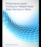 Performance-Based Funding for Reliable Rural Water Services in Africa