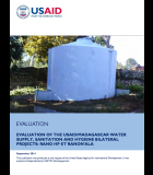 Evaluation of the USAID/Madagascar WASH Bilateral Projects: RANO HP et RANON’ALA 