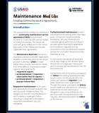 Community Maintenance Service Agreement: Mad Libs