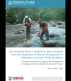 Environmental Flows in Rufiji River Basin Assessed from the Perspective of Planned Development in Kilombero and Lower Rufiji Sub-Basins
