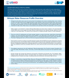 Ethiopia Water Resources Profile