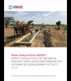 Final Evaluation Report: Impact Evaluation of the Kenya Resilient Arid Lands Partnership for Integrated Development Activity