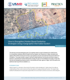 How to Strengthen Market-Based Sanitation Strategies Using a Geographic Information System