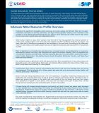 Indonesia Water Resources Profile 