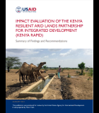 Kenya Resilient Arid Lands Partnership for Integrated Development (RAPID) Activity: Impact Evaluation: Summary of Findings and Recommendations