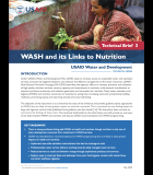 WASH and its Links to Nutrition: USAID Water and Development Technical Series