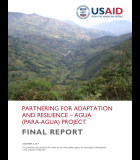  Partnering for Adaptation and Resilience – Agua (PARA-Agua) Project: Final Report