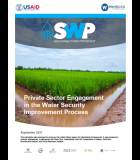 Private Sector Engagement in the Water Security Improvement Process