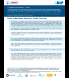 South Sudan Water Resources Profile 