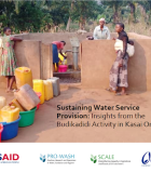Sustaining Water Service Provision: Insights from the Budikadidi Activity in Kasai Oriental