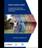 An Assessment Of Demand Creation Of Sanitation Products And Services