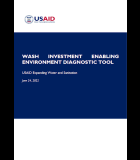 WASH Investment Enabling Environment Diagnostic Tool