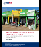 WASHPaLS Kenya Sanitation Market Assessment Findings - Final Report