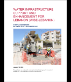 Water Infrastructure Support and Enhancement for Lebanon (WISE-Lebanon) – Final Report