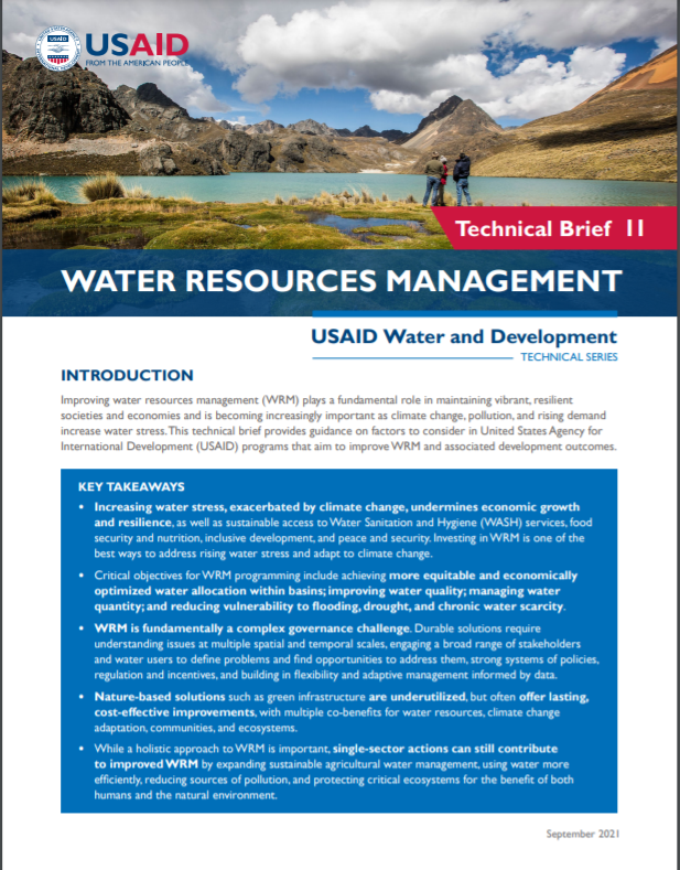 Water resources management 